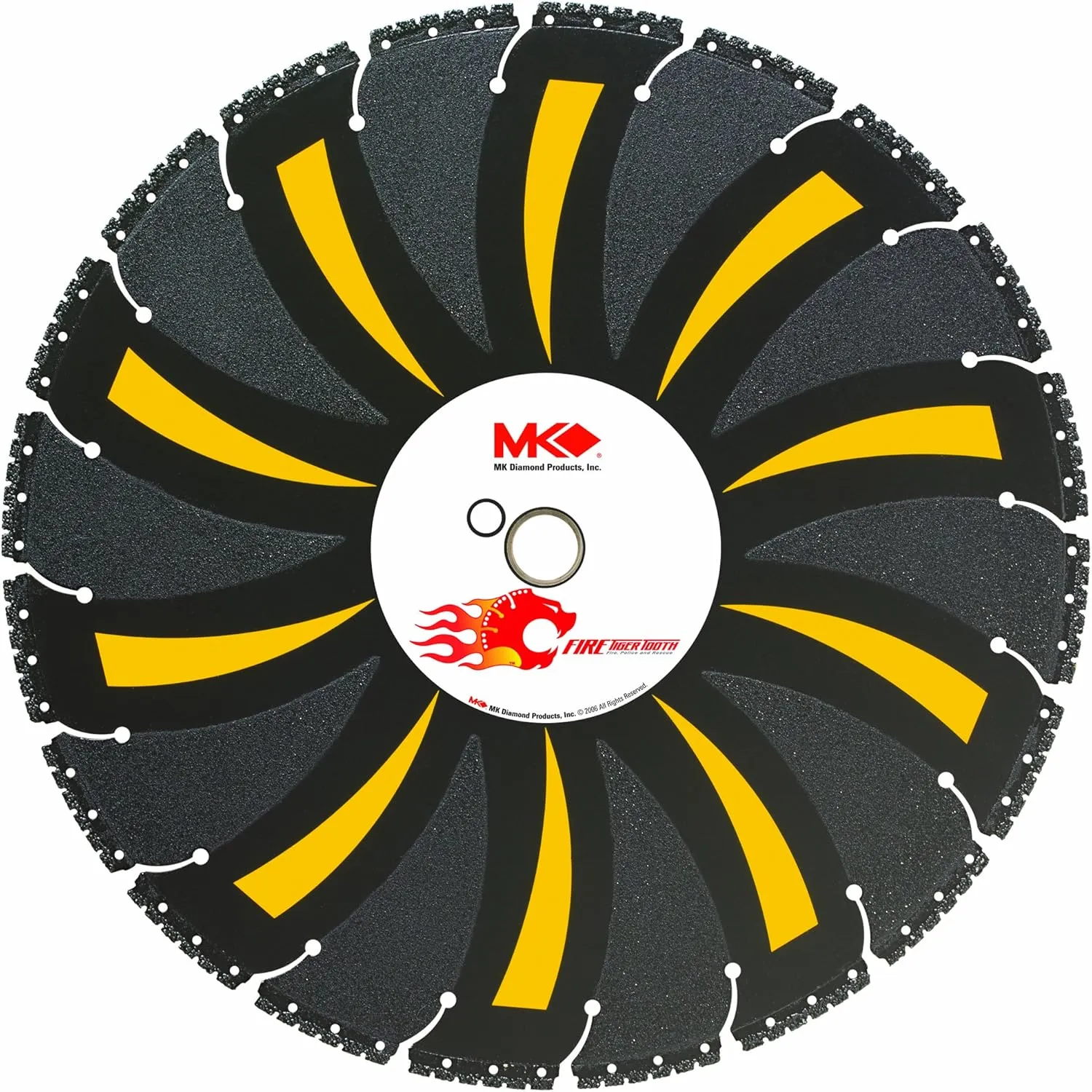 MK Diamond 164584 14-Inch Fire Tiger Tooth Diamond Demolition/Fire Rescue Blade