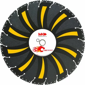 MK Diamond 164584 14-Inch Fire Tiger Tooth Diamond Demolition/Fire Rescue Blade