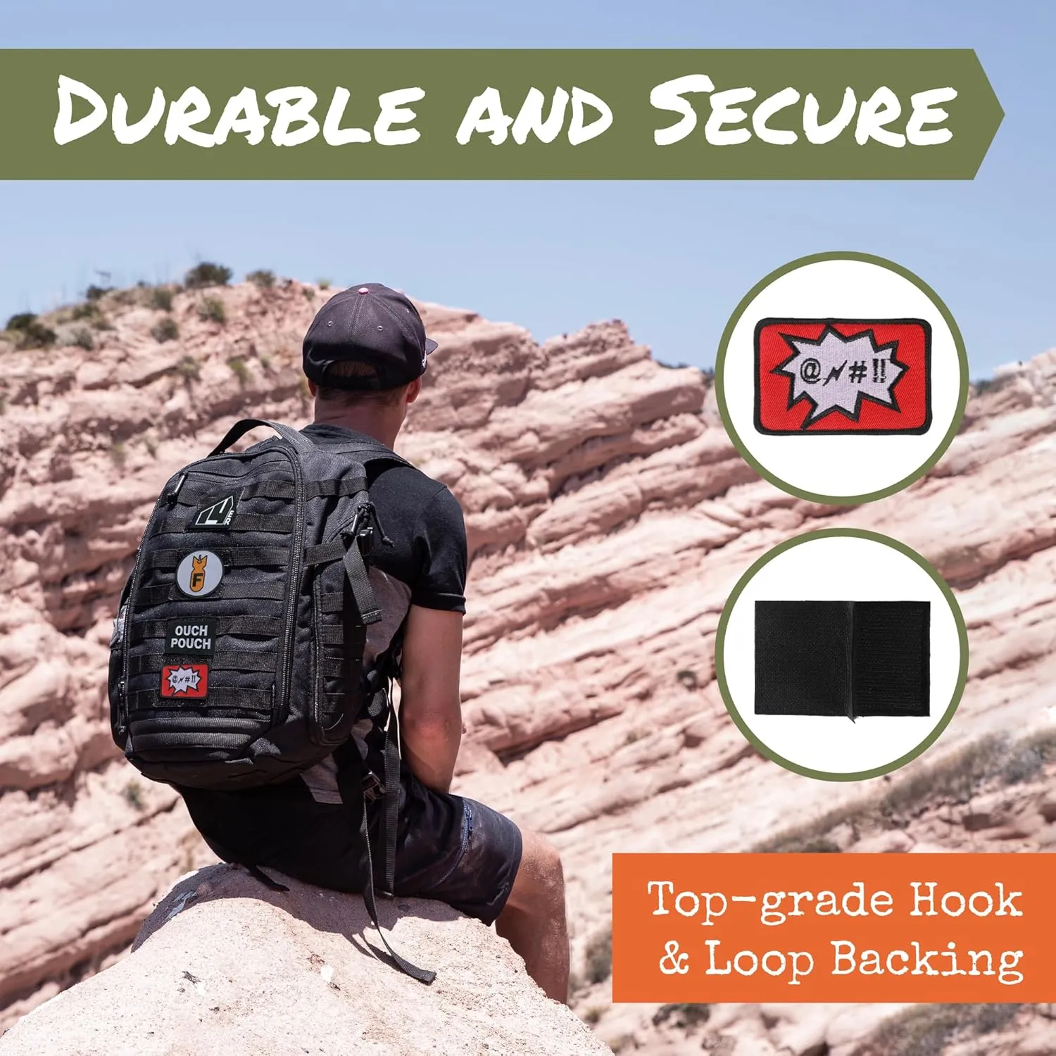 Morale Patches | Hook & Loop Backed Tactical Patches, Embroidered Military Patches for Backpacks | Airsoft Patches for Jackets and Hats, Backpack Patches | Morale Patch Bundle (21-Pack)