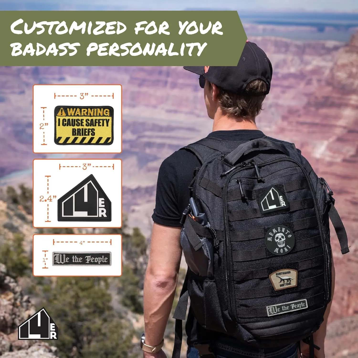 Morale Patches | Hook & Loop Backed Tactical Patches, Embroidered Military Patches for Backpacks | Airsoft Patches for Jackets and Hats, Backpack Patches | Morale Patch Bundle (21-Pack)