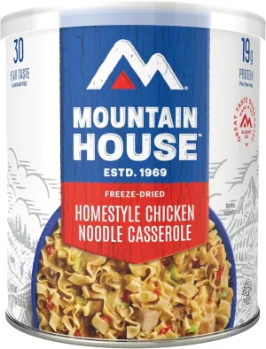 Mountain House Homestyle Chicken Noodle Casserole #10 Can | Freeze Dried Survival & Emergency Food | 10 Servings