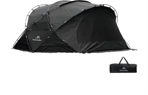 Mountainhiker All-Season Camping Dome Tent, Weatherproof, 3000mm Water Resistance, UPF 50 , Chimney Hole, Double-Layer Door & Snow Skirt for Family Outdoor Use