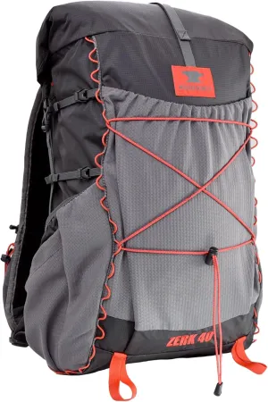 Mountainsmith Zerk Ultralight Hiking Backpack, 40 Liter, Black