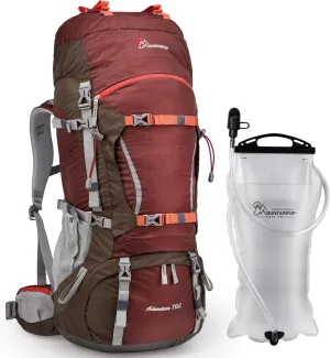 MOUNTAINTOP 70L Internal Frame Backpack with 3L Hydration Bladder