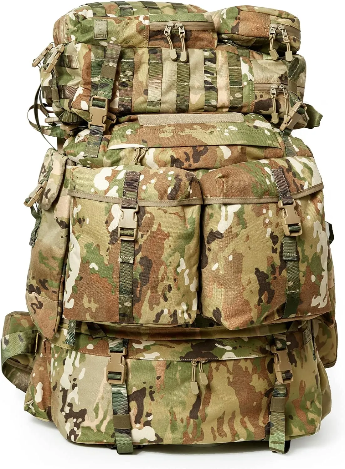 MT FILBE 100L Modular Rucksack System Military Ruck with External ABS Frame, Detachable Assault Pack & Hydration Carrier