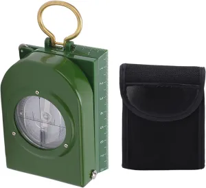 Multifunctional Compass, Military - Grade Lensatic Waterproof Compass for Camping, Hiking and Geological Exploration