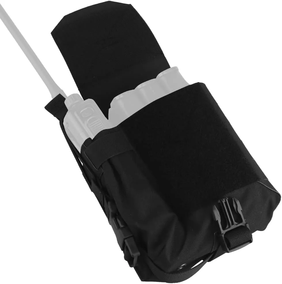 Multifunctional Large Sub Pouch/Tactical MOLLE GP Admin Pouch Walkie Talkie Carry Magazine Pouch Utility Bag Hunting Vest Accessories