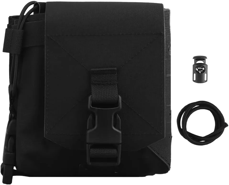 Multifunctional Large Sub Pouch/Tactical MOLLE GP Admin Pouch Walkie Talkie Carry Magazine Pouch Utility Bag Hunting Vest Accessories