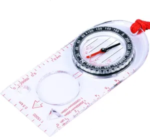 Multifunctional Map Scale Compass/Outdoors Navigation Compass for Hiking/map Drawing Compass/Orienteering Compass,Provide Accurate Direction Assistance, Easy to Carry