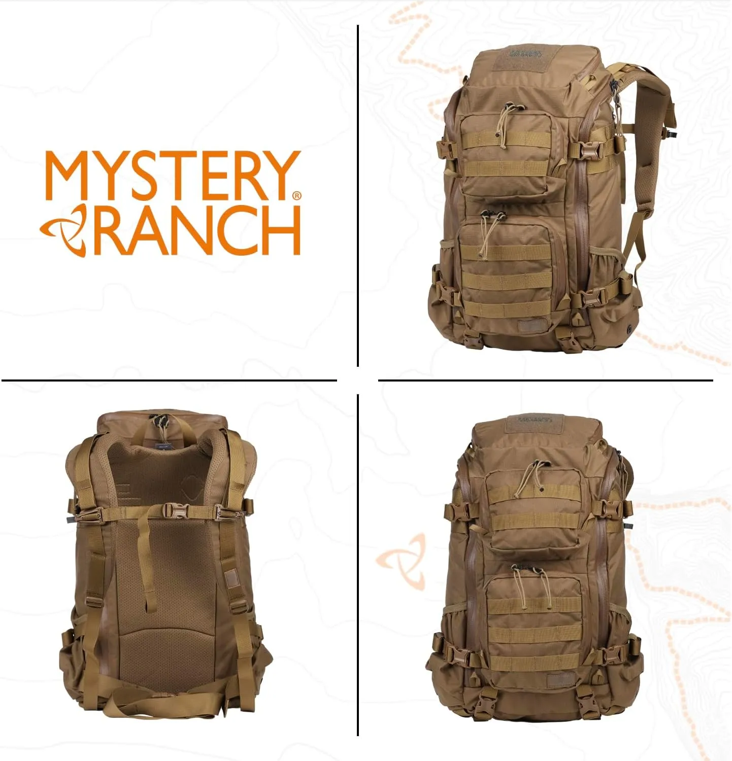 Mystery Ranch Blitz 30 Backpack - Tactical Daypack Molle Hiking Packs, 30L, S/M, Coyote