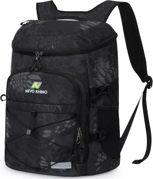 N NEVO RHINO Insulated Backpack Cooler - 36/54 Can Capacity, Waterproof Leak-Proof Lightweight Multi-Functional & Spacious， Ideal for Camping, Travel, Beach, Picnics， Lunch & Day Trips