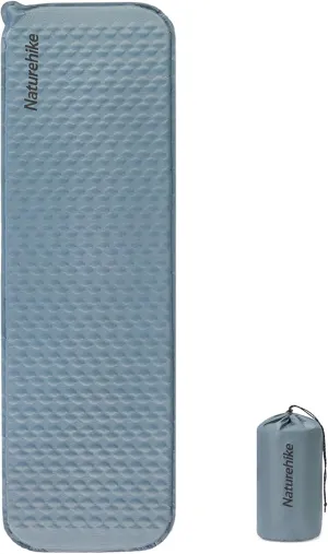 Naturehike Ultralight Self Inflating Insulated Sleeping Pad with Foam, Lightweight Rectangular Sleeping Mat for Camping Backpacking Hiking Traveling, ISPO Award Winner 2024