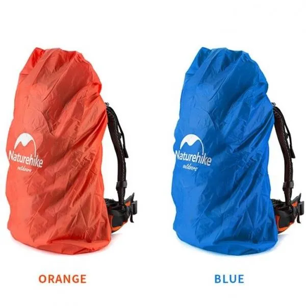 Naturehike Waterproof Backpack Cover Rainproof Mud Dust Protective Cover Pouch Camping Hiking Travel S Blue