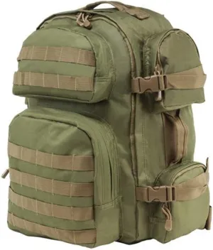 NC Star CBGT2911 Ncstar, Tactical Backpack, Green with Tan Trim