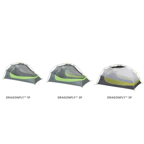 Nemo Dragonfly 1P: 1 Person Ultralight Backpacking / Hiking Tent