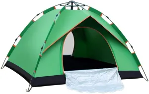 NIEH Pop-Up Tents Water-Resistant & UV Protection Automatic Hydraulic Tents 3-4 Person Family Camping Tents Perfect for Beach Outdoor Traveling Hiking Camping Hunting Fishing etc,A