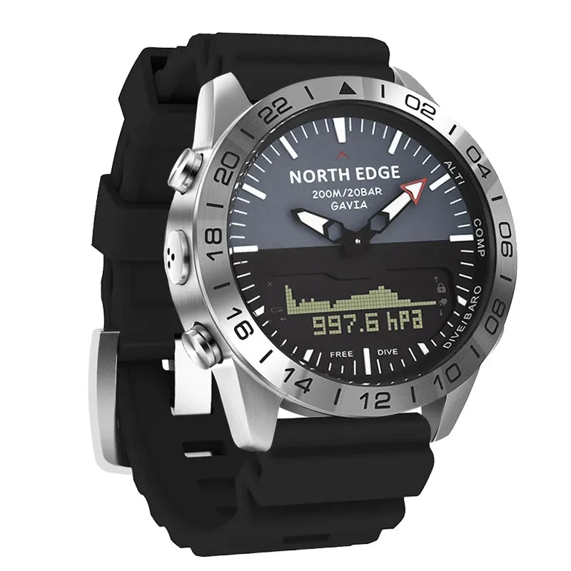 North Edge GAVIA 2 Diving Sports Watch｜Pedometer・Altitude・Barometric Pressure Monitor