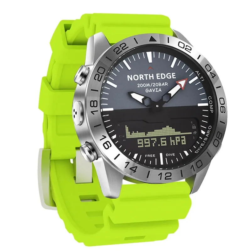 North Edge GAVIA 2 Diving Sports Watch｜Pedometer・Altitude・Barometric Pressure Monitor