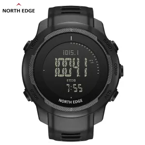 North Edge VERTICO Men's Outdoor Sports Watch - Carbon Fiber Case with Altimeter and Compass