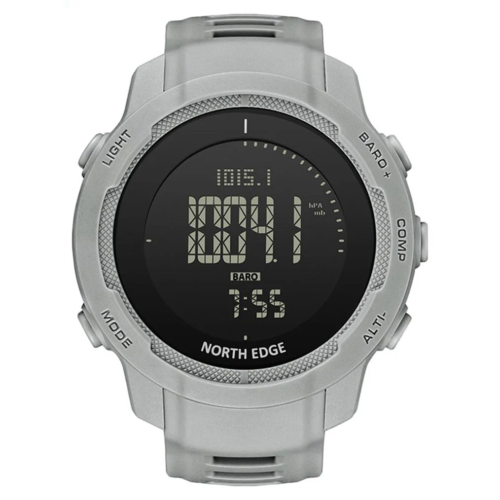 North Edge VERTICO Men's Outdoor Sports Watch - Carbon Fiber Case with Altimeter and Compass