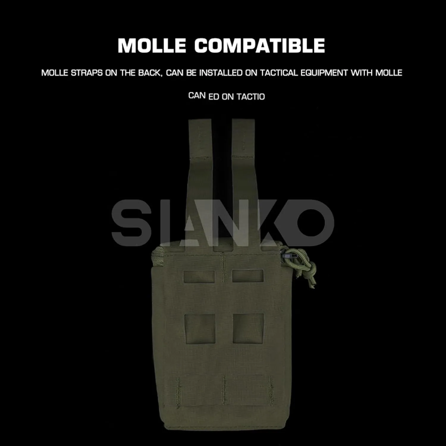 NVG Tactical Storage Pouch,Molle Binocular Admin Organizer Bag,Multifunction Military Outdoor Airsoft Paintball Hunting Gear Vest Belt Attachments