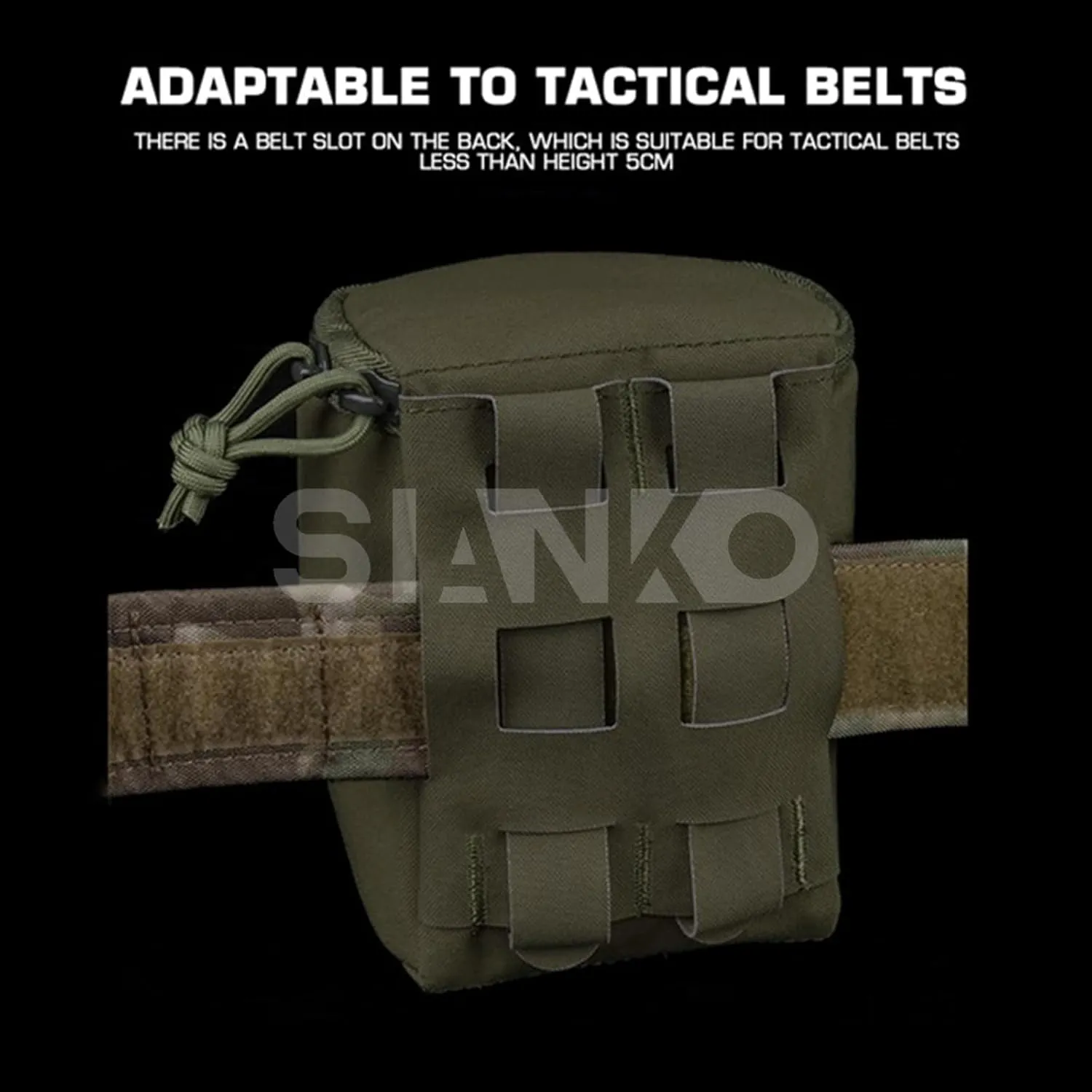 NVG Tactical Storage Pouch,Molle Binocular Admin Organizer Bag,Multifunction Military Outdoor Airsoft Paintball Hunting Gear Vest Belt Attachments