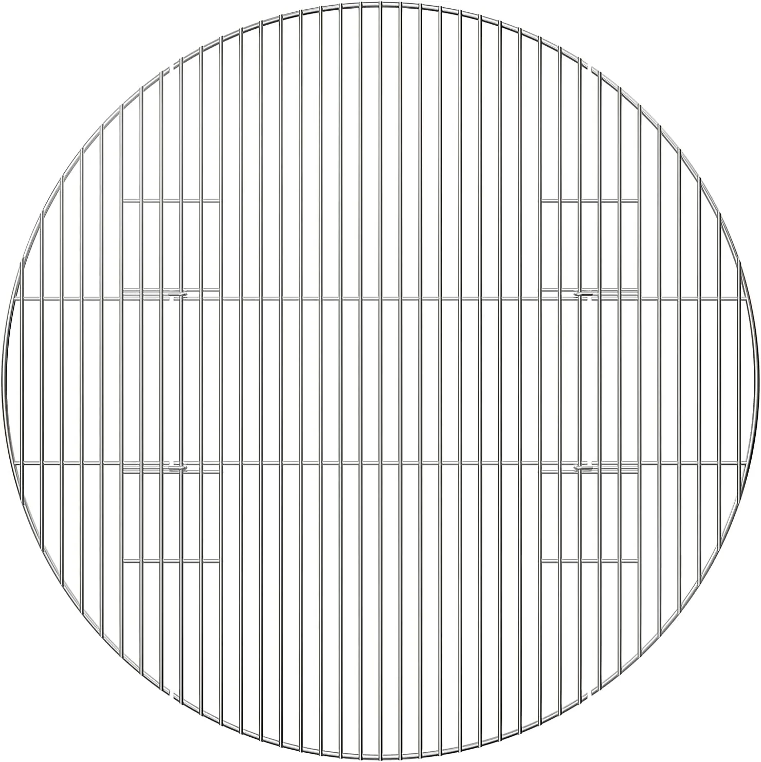 only fire BBQ Solid Stainless Steel Rod Foldable Cooking Grates for Grill, Fire Pit, 30-inch