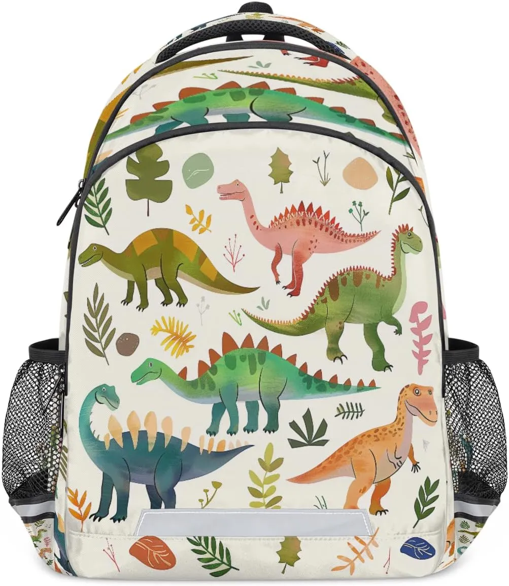OSAM SPACE Cartoon Dinosaur Mini Backpack Women Men Lightweight Carry On Travel Backpack Cute Small Backpacks for Hiking Gym