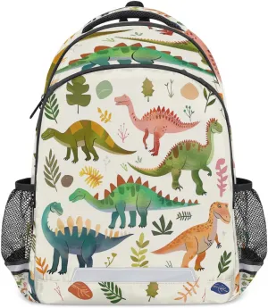 OSAM SPACE Cartoon Dinosaur Mini Backpack Women Men Lightweight Carry On Travel Backpack Cute Small Backpacks for Hiking Gym