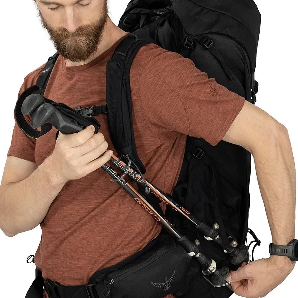 Osprey Talon 44L Men's Hiking Backpack with Hipbelt, Ceramic Blue, S/M