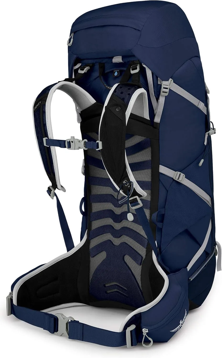 Osprey Talon 44L Men's Hiking Backpack with Hipbelt, Ceramic Blue, S/M