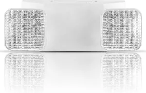 OSTEK LED Emergency Exit Lighting Fixtures with 90 Minutes Long Backup Batteries， US Standard Adjustable Integrated LED Emergency Light，ABS Fire Resistance (1 Pack)