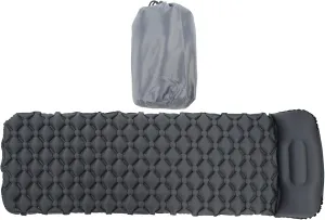 OUKENS Camping Sleeping Pad, Outdoor Sleeping Mattress,Ultralight Inflatable Sleeping Mat, TPU Damp Proof Portable with Pillow Camping Sleeping Mat for Camping Backpacking