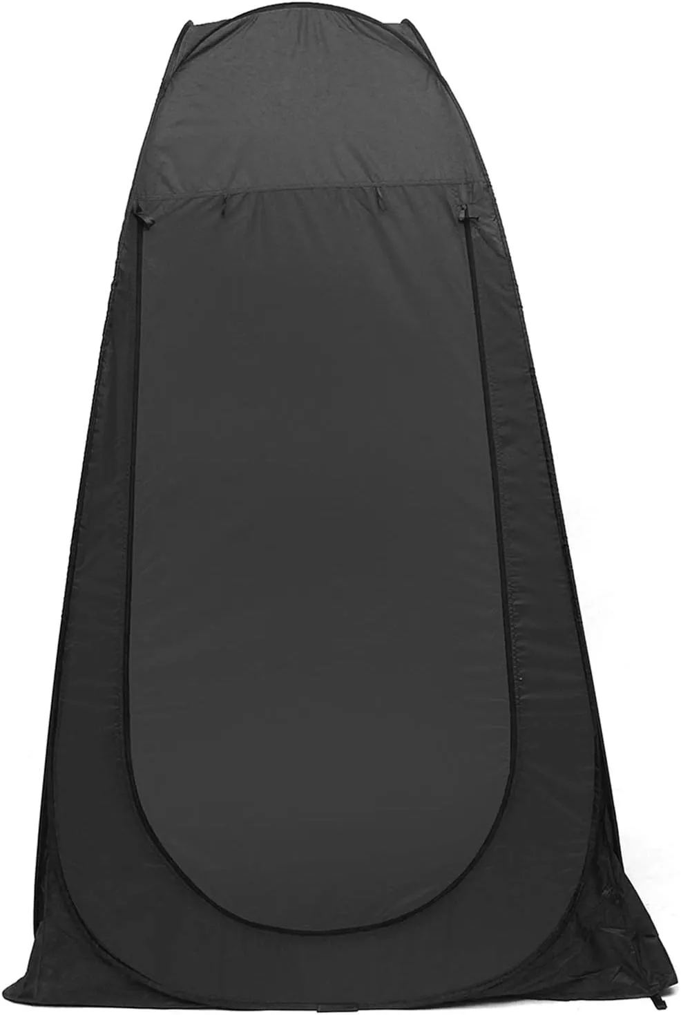 Outdoor Bathing Tent Portable Shower Toilet Tent Camping Tents Waterproof Outdoor Outdoor Dressing for Bathing Toilet, 120x120x195cm, Black