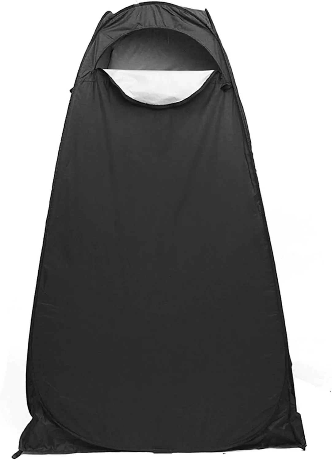 Outdoor Bathing Tent Portable Shower Toilet Tent Camping Tents Waterproof Outdoor Outdoor Dressing for Bathing Toilet, 120x120x195cm, Black