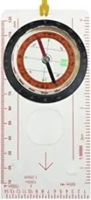 Outdoor Camping Directional Cross-Country Race Hiking Special Compass Baseplate Ruler Map Scale Compass Night ，Provide Accurate Direction Assistance, Easy to Carry