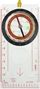 Outdoor Camping Directional Cross-Country Race Hiking Special Compass Baseplate Ruler Map Scale Compass Night ，Provide Accurate Direction Assistance, Easy to Carry