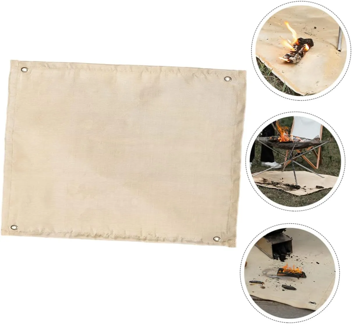 Outdoor Fireproof Blanket Home Retardant Pad Heat Resistant Cover for Camping Emergency Fire Blanket Fiberglass Insulation