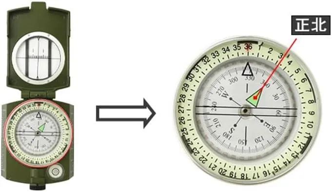 Outdoor Multifunctional Compass Needle High Precision Professional Camping Noctilucent Needle