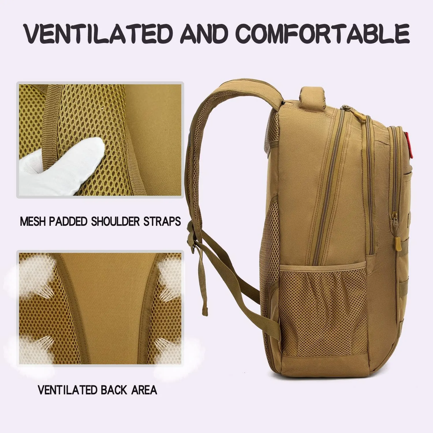 outdoor plus Camo Backpack for Boys,Military Teen Backpack with USB Port, Army Bookbag for School