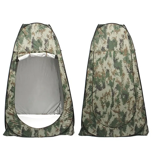 outdoor Quick dispatch Privacy Camouflage/UV Pop Flexible customer care dressing Up tent Portable Shower function Camping tent/photography Tent Toilet