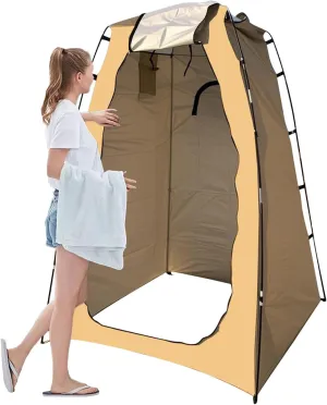 Outdoor Shower Tent - Portable Pop Up Tent | 4-in-1 Multifunctional Portable Shower Tent with Good Ventilation, Privacy Space for Camping Picnic Fishing Beach Outdoor Sun Shelter Shower Toilet