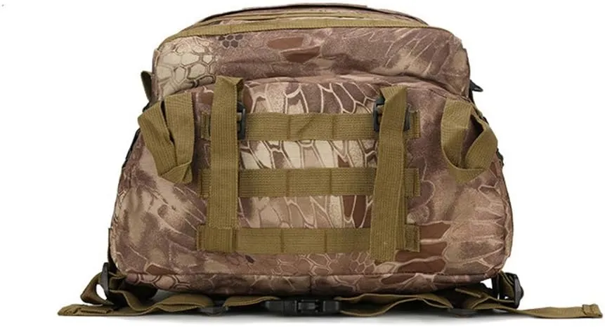 Outdoor Sports Pack Hiking Bag Tactical Rucksack Camo Knapsack Combat Camouflage Tactical 30L Molle 3D Backpack - WL