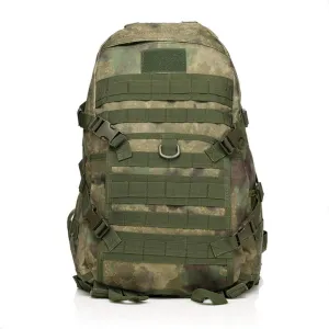 Outdoor Sports Pack Hiking Bag Tactical Rucksack Camo Knapsack Combat Camouflage Tactical Molle 40L Backpack - A-TACS FG