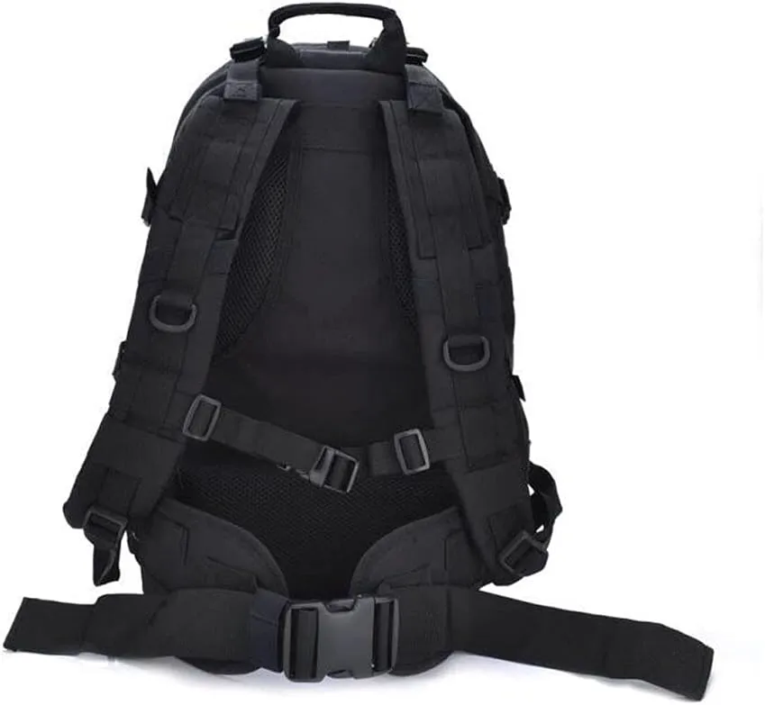 Outdoor Sports Pack Hiking Bag Tactical Rucksack Camo Knapsack Combat Camouflage Tactical Molle 40L Backpack - CP