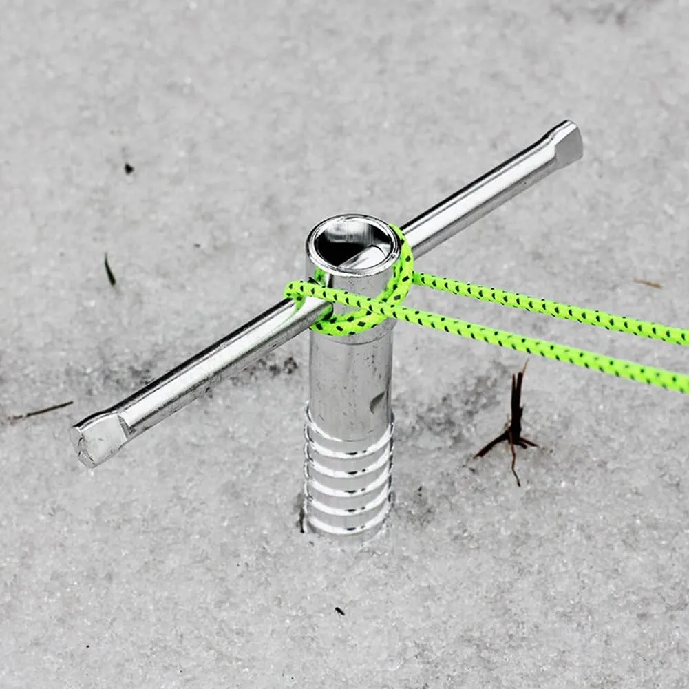 Outdoor Tent Tarp Stakes Lightweight Aluminum Alloy Spiral Stakes
