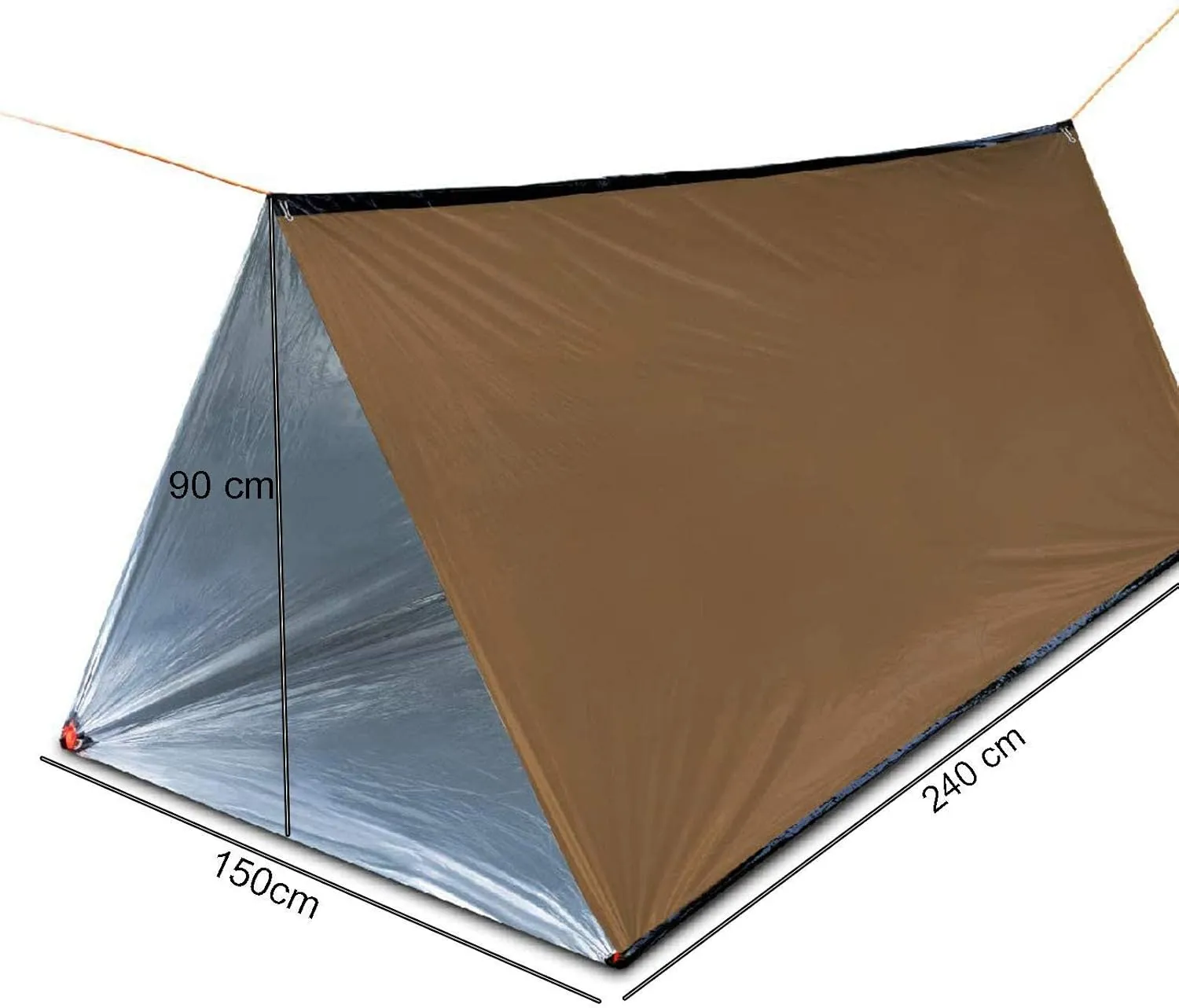 Outdoor Ultralight Portable Camping, Disposable Emergency Shelter Tent, Perfect for Beach, Outdoor, Traveling,Hiking,Camping, Hunting