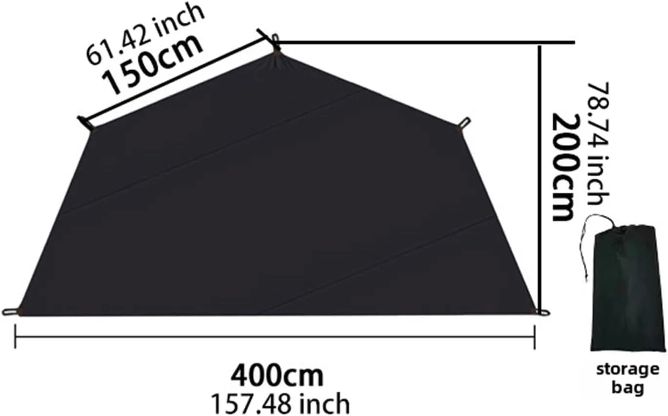 Oxford Cloth Tent Footprint Camping Mat Lightweight Multifunctional Ground Sheet Mat Camping Blanket for Trekking Fishing