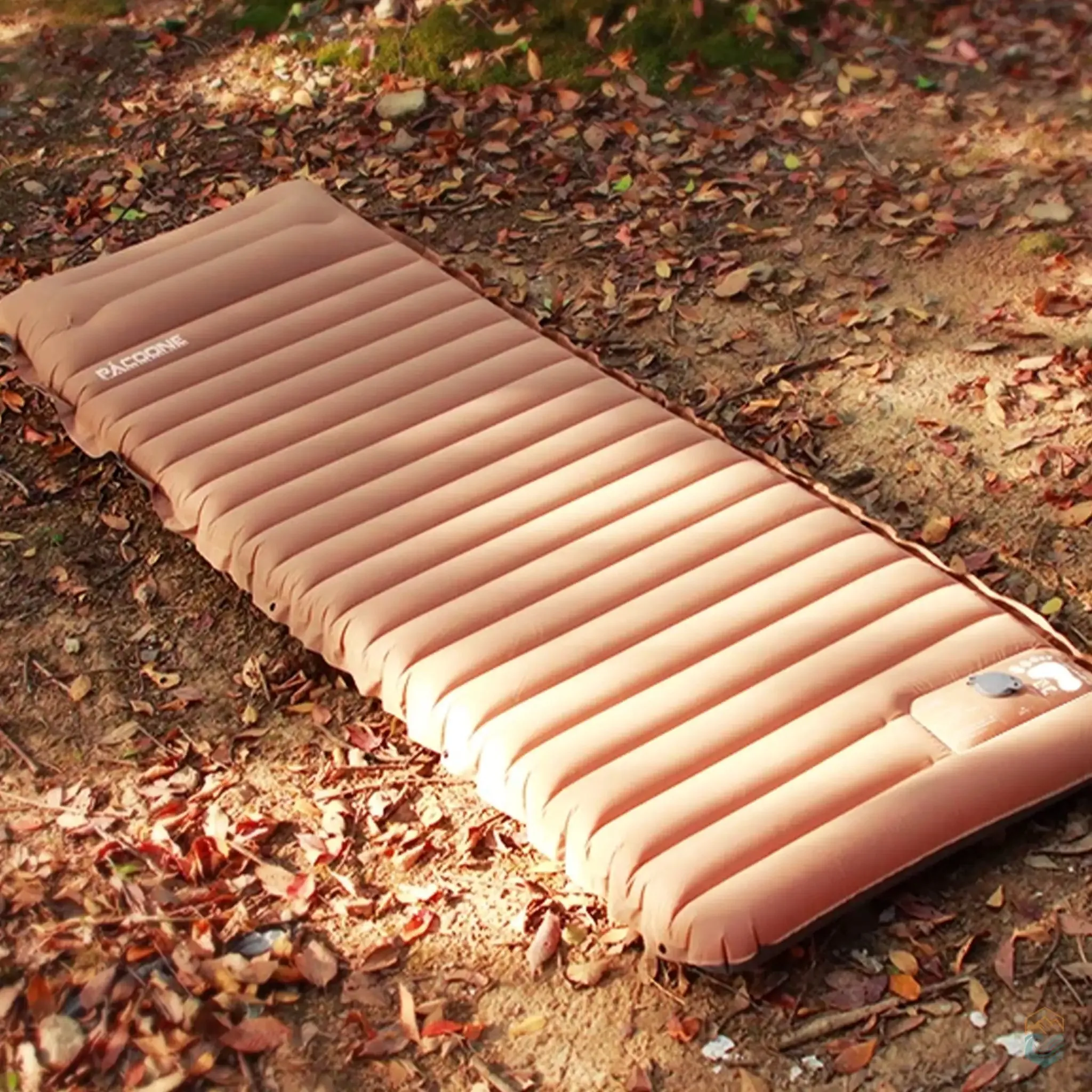 PACOONE 4" Thick Camping Air Mattress with Built-in Pump and Pillow