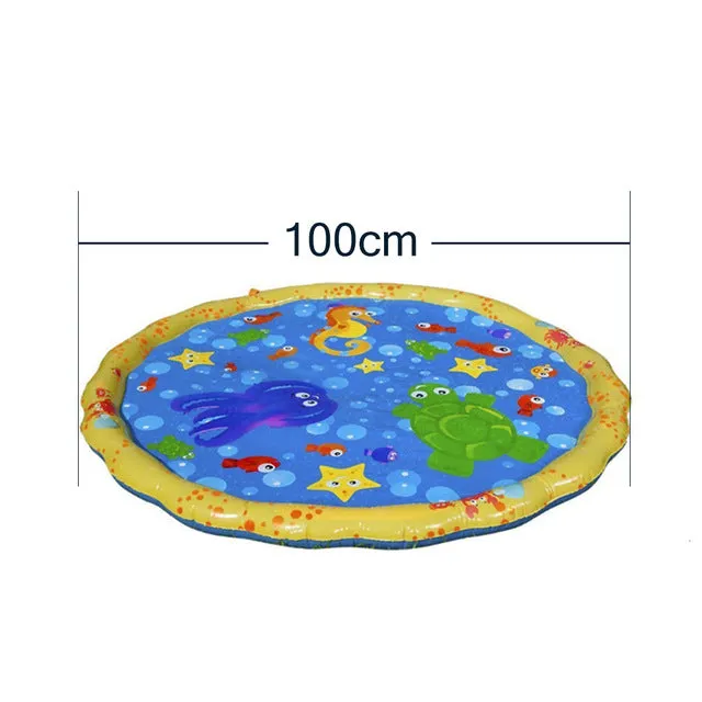Pad Pool 170cm Summer Toys Games Inflatable Play Spray Cushion Mat Beautiful Outdoor Play Swiming Lawn Water Minimalist Kids Sprinkler Tub Water